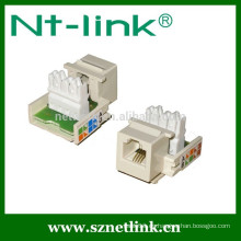 Cat3 rj45 keystone jack